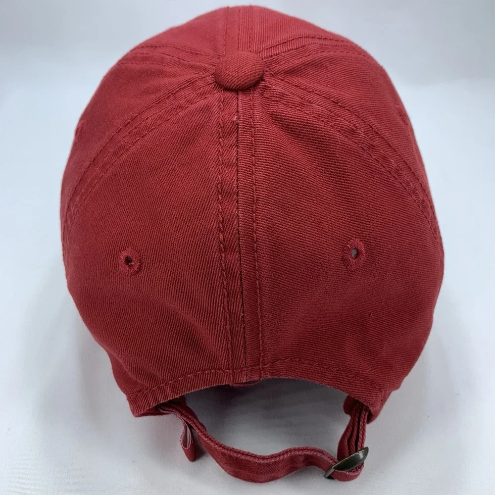 OU Oklahoma Hat Womens Red Adjustable Strapback Baseball Cap Sooners TOW